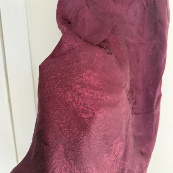 VINTAGE la SENZA rose mini lingerie slip dress - Picture 5 of 9